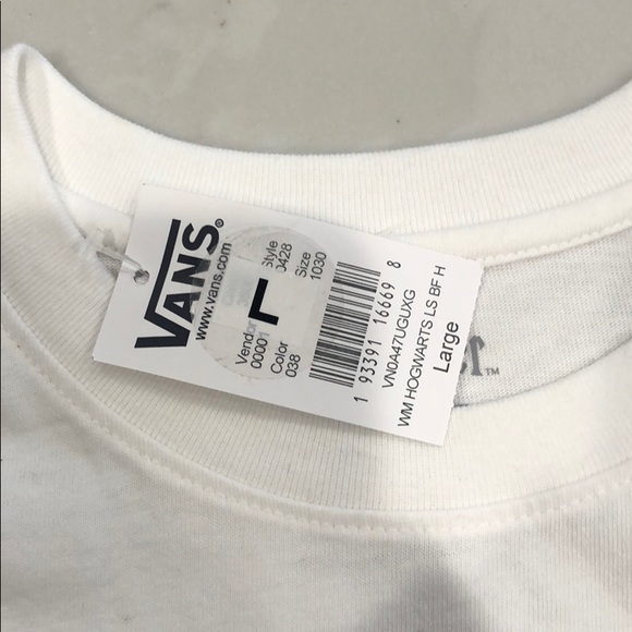 Vans x harry potter house LS tee multiple sizes! - Picture 3 of 3